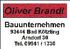 Oliver Brandl Bauunternehmen 09941/1330